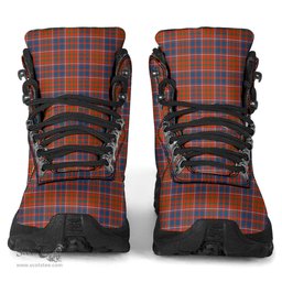 Scottish Cameron of Lochiel Ancient Clan Tartan Alpine Boots