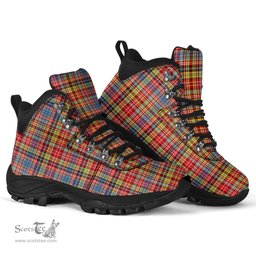 Scottish Drummond of Strathallan Modern Clan Tartan Alpine Boots