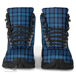 Scottish Fitzgerald Family Clan Tartan Alpine Boots