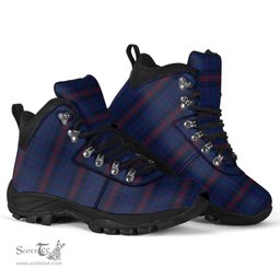 Scottish Hughes of Wales Clan Tartan Alpine Boots