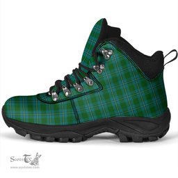 Scottish Irvine of Bonshaw Clan Tartan Alpine Boots