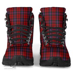Scottish Kelly of Sleat Red Clan Tartan Alpine Boots