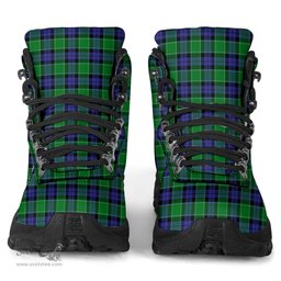 Scottish Graham of Menteith Modern Clan Tartan Alpine Boots