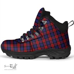 Scottish Graham of Menteith Red Clan Tartan Alpine Boots