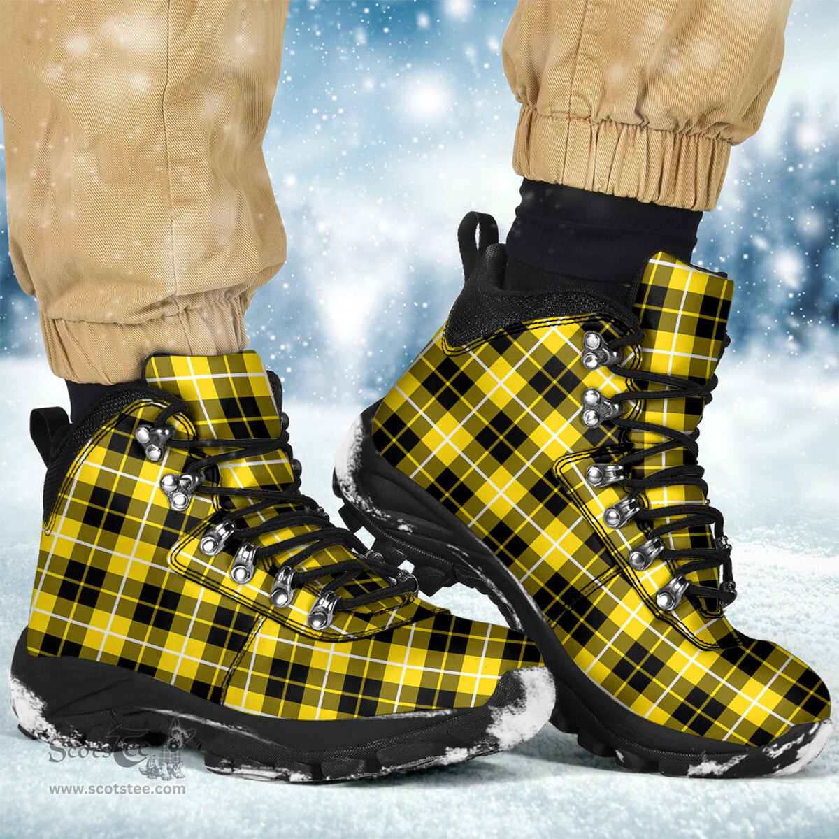 Scottish Barclay Dress Modern Clan Tartan Alpine Boots