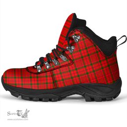 Scottish MacDonell of Keppoch Modern Clan Tartan Alpine Boots