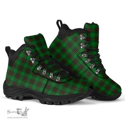 Scottish Lundin Clan Tartan Alpine Boots