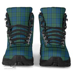 Scottish Lockhart Clan Tartan Alpine Boots