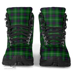 Scottish MacDonald of The Isles Clan Tartan Alpine Boots