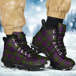 Scottish MacDonald of Clan Ranald Modern Clan Tartan Alpine Boots