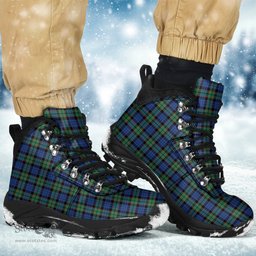 Scottish Fletcher Ancient Clan Tartan Alpine Boots