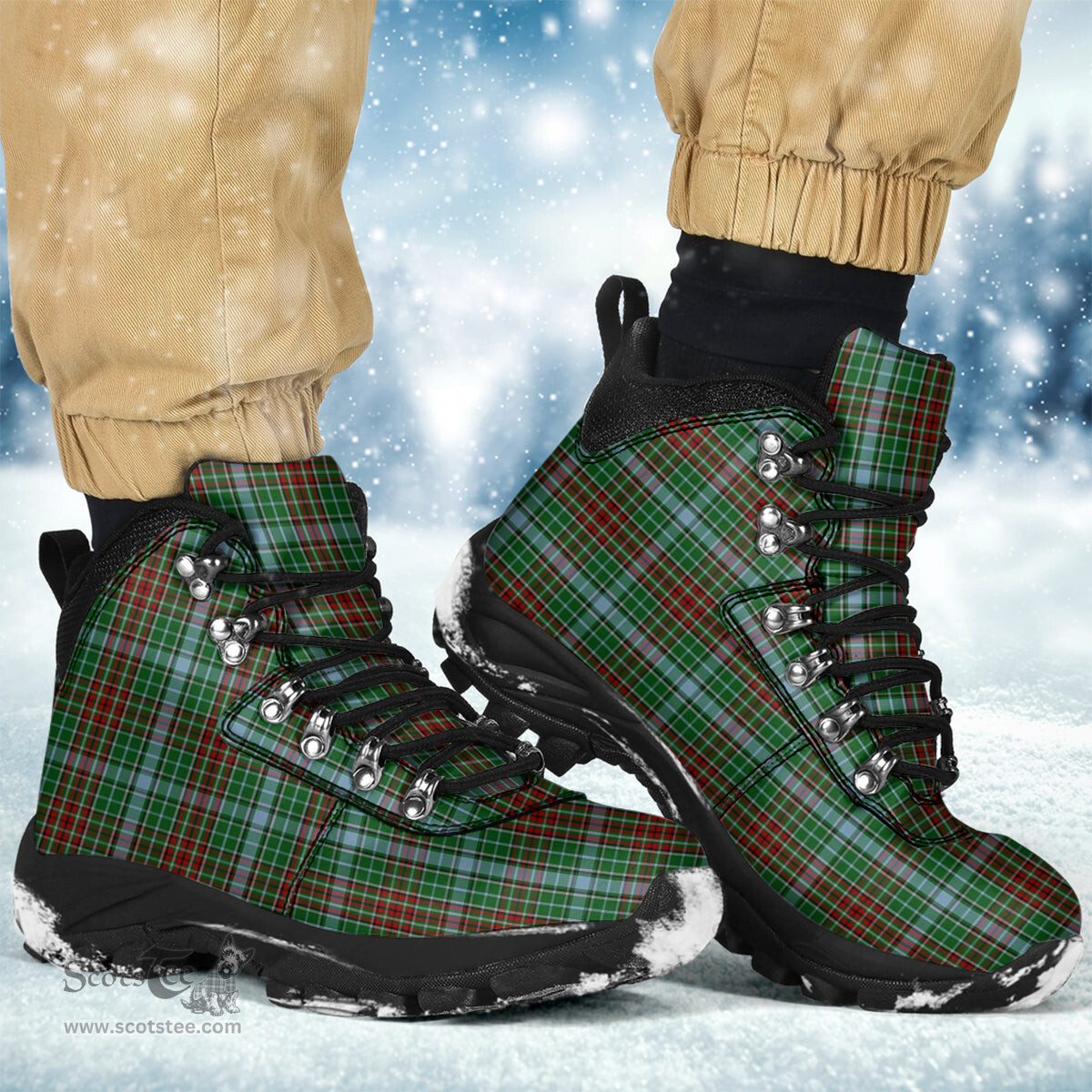 Scottish Gayre Clan Tartan Alpine Boots