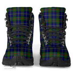 Scottish MacLeod of Harris Modern Clan Tartan Alpine Boots