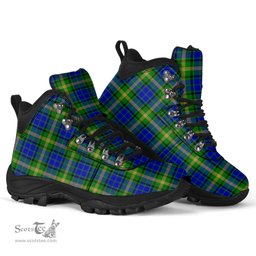 Scottish Maitland Clan Tartan Alpine Boots