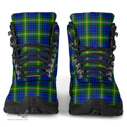 Scottish Maitland Clan Tartan Alpine Boots