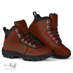 Scottish MacQuarrie Clan Tartan Alpine Boots
