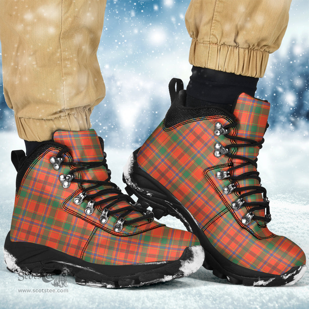 Scottish Munro Ancient Clan Tartan Alpine Boots