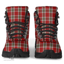 Scottish MacLean of Duart Dress Red Clan Tartan Alpine Boots