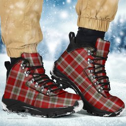 Scottish MacLean of Duart Dress Red Clan Tartan Alpine Boots