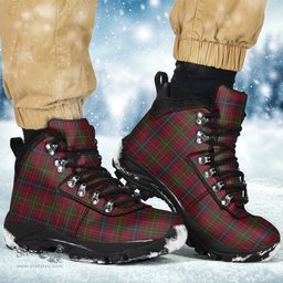 Scottish Rice of Wales Clan Tartan Alpine Boots