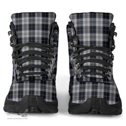 Scottish Menzies Black Dress Clan Tartan Alpine Boots