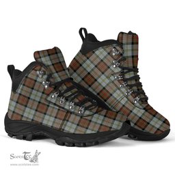 Scottish MacLeod of Harris Weathered Clan Tartan Alpine Boots