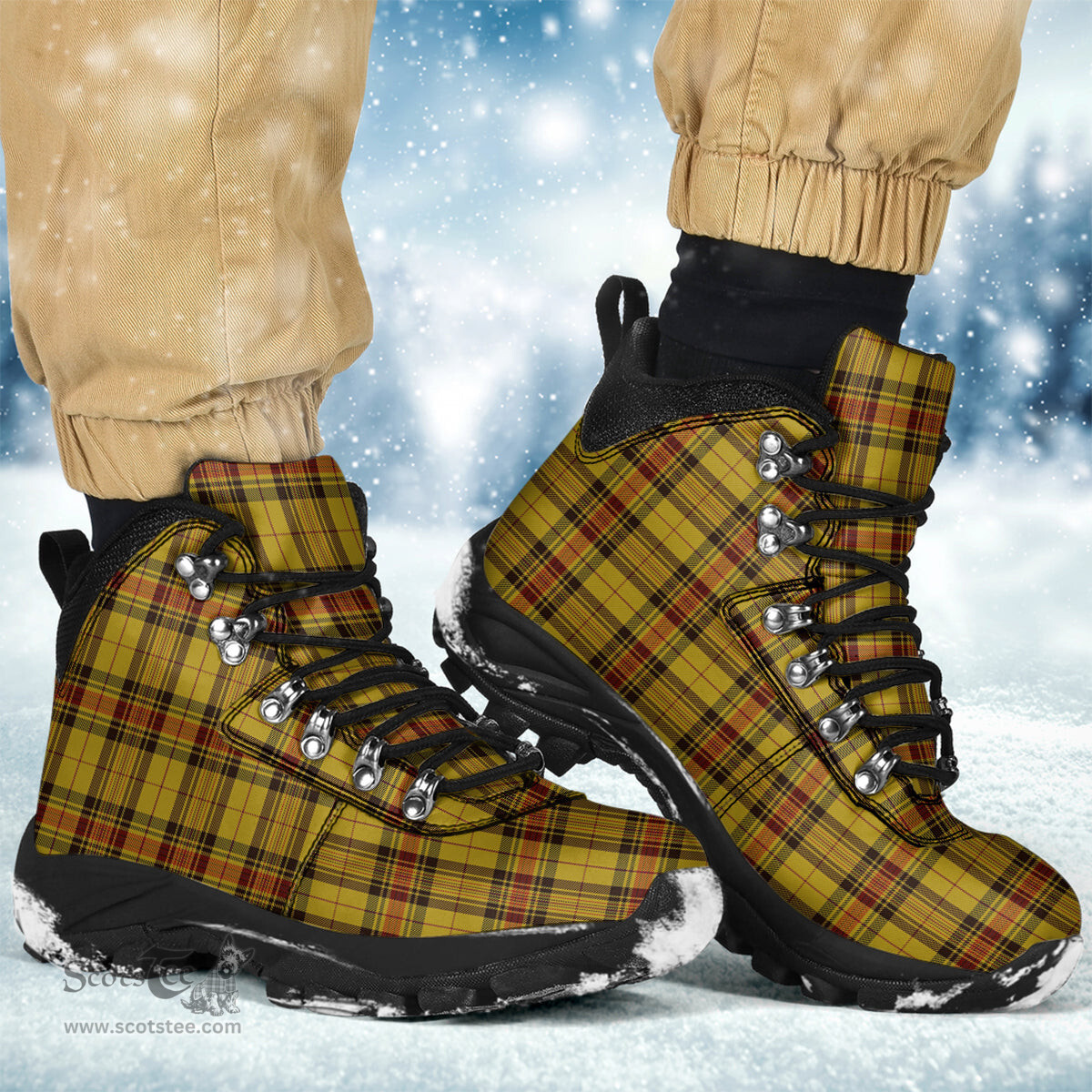 Scottish Morgan of Wales Clan Tartan Alpine Boots