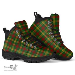 Scottish MacMillan Society of Glasgow Clan Tartan Alpine Boots