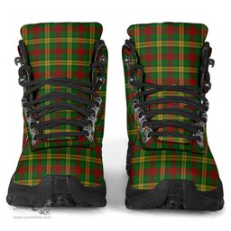 Scottish MacMillan Society of Glasgow Clan Tartan Alpine Boots