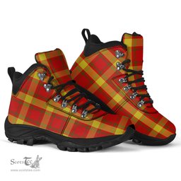 Scottish Maguire Modern Clan Tartan Alpine Boots