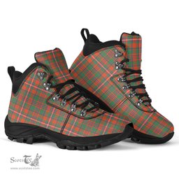 Scottish MacKinnon Ancient Clan Tartan Alpine Boots