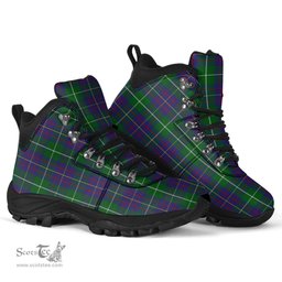 Scottish MacIntyre Inglis Clan Tartan Alpine Boots