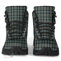 Scottish Ogilvie (Ogilvy) Hunting Clan Tartan Alpine Boots