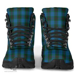 Scottish Murray of Elibank Clan Tartan Alpine Boots