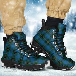 Scottish Murray of Elibank Clan Tartan Alpine Boots