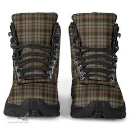 Scottish Stewart Hunting Weathered Clan Tartan Alpine Boots