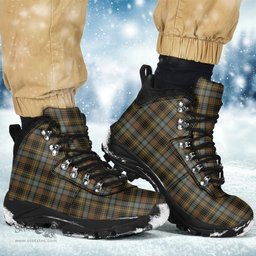 Scottish Stewart Hunting Weathered Clan Tartan Alpine Boots