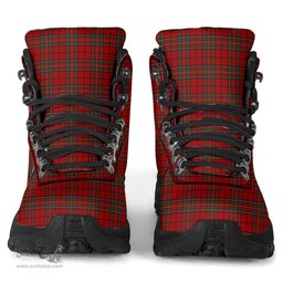 Scottish Stewart of Galloway Clan Tartan Alpine Boots