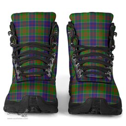 Scottish Stewart of Appin Hunting Modern Clan Tartan Alpine Boots