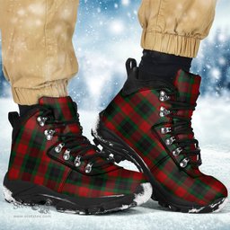 Scottish Skene of Cromar Black Clan Tartan Alpine Boots