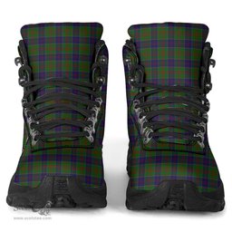 Scottish Stewart of Appin Hunting Clan Tartan Alpine Boots