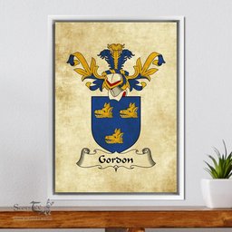 Scottish Gordon (Duke of Gordon) Clan Crest Framed Canvas Print