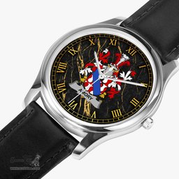 Irish Amory Irish Coat of Arms Irish Watch Leather Strap Classic Quartz Watch