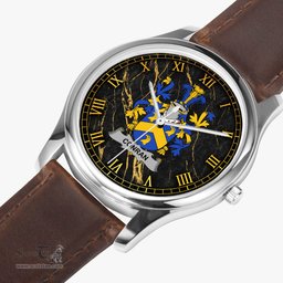 Irish Conran or O Condron Irish Coat of Arms Irish Watch Leather Strap Classic Quartz Watch