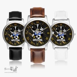 Irish Doran or O Doran Irish Coat of Arms Irish Watch Leather Strap Classic Quartz Watch