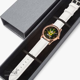 Irish Boyle or O Boyle Irish Coat of Arms Irish Watch Leather Strap Classic Quartz Watch
