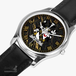 Irish Bland Irish Coat of Arms Irish Watch Leather Strap Classic Quartz Watch