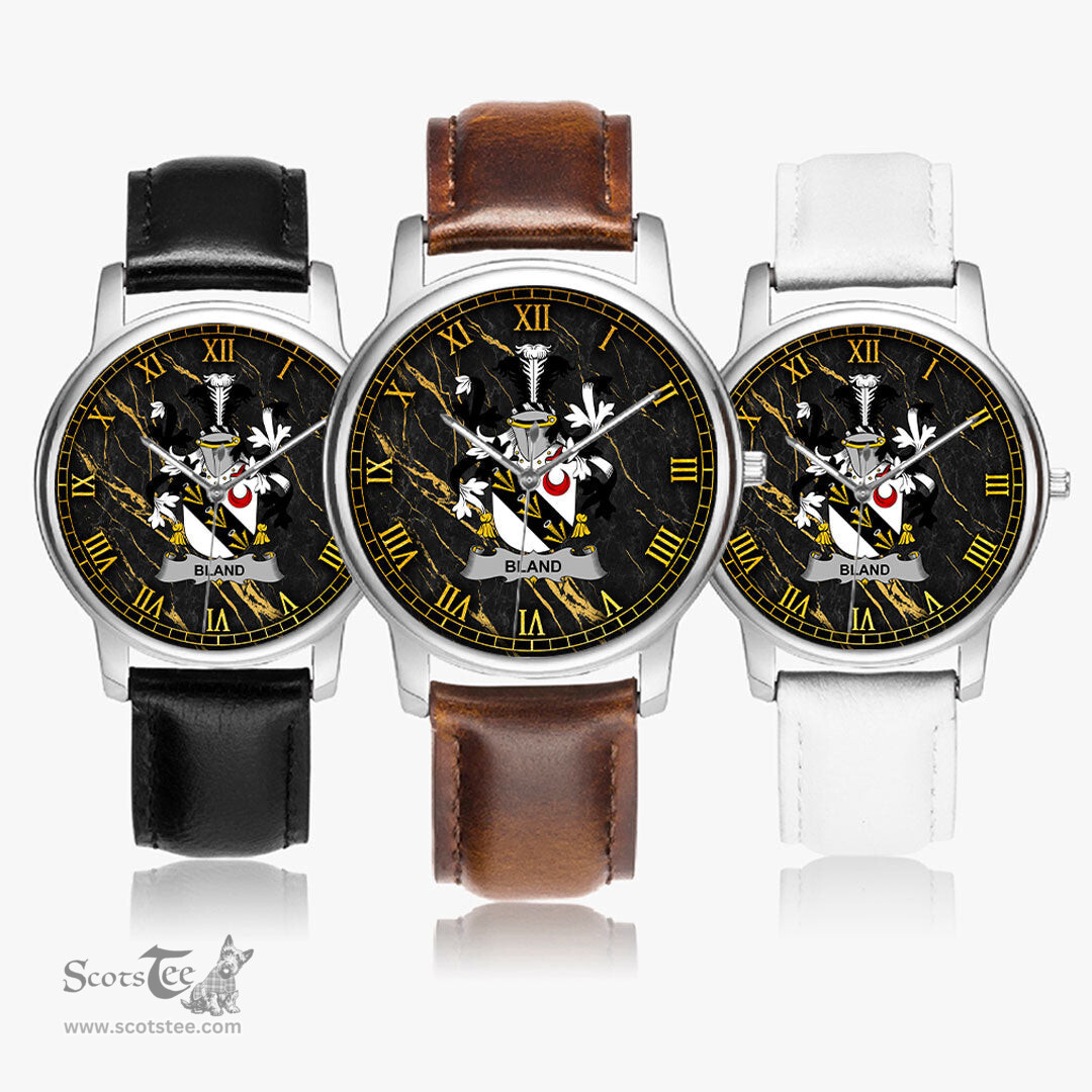 Irish Bland Irish Coat of Arms Irish Watch Leather Strap Classic Quartz Watch