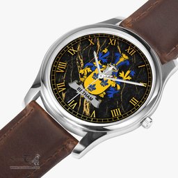 Irish Betham Irish Coat of Arms Irish Watch Leather Strap Classic Quartz Watch