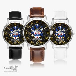 Irish Chaloner Irish Coat of Arms Irish Watch Leather Strap Classic Quartz Watch